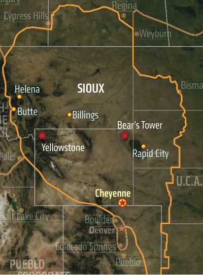 Sioux Nation Map