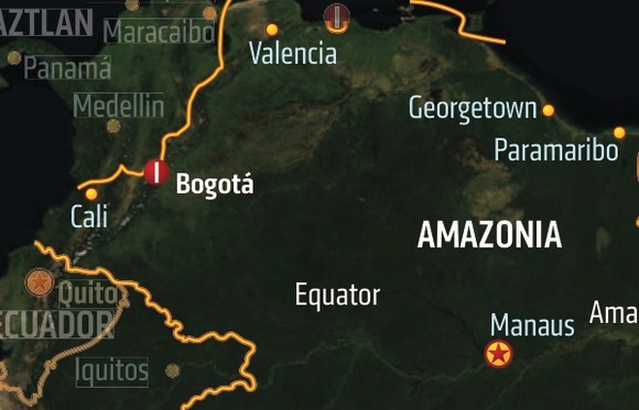 Bogotá Map
